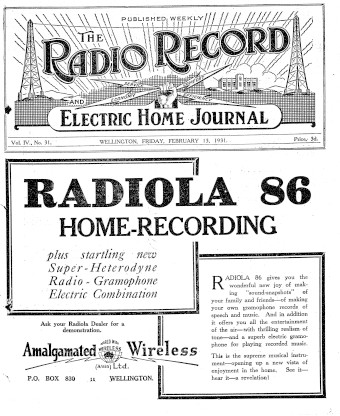 Issue page