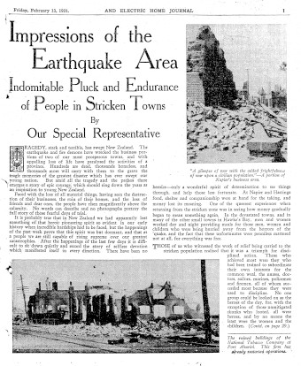 Issue page