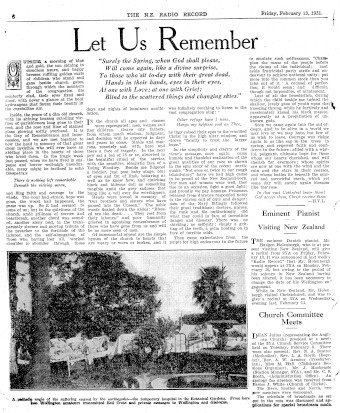 Issue page