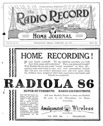 Issue page