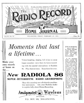 Issue page