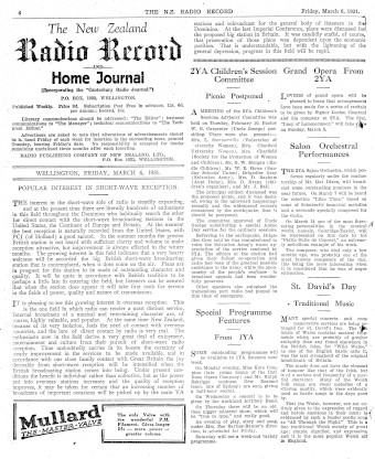 Issue page