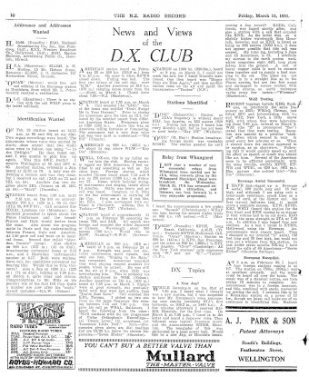 Issue page