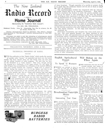 Issue page