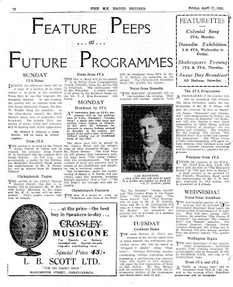 Issue page