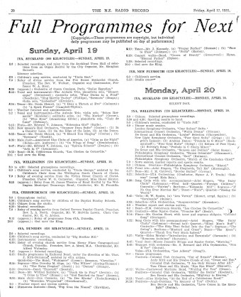 Issue page