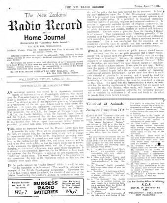 Issue page