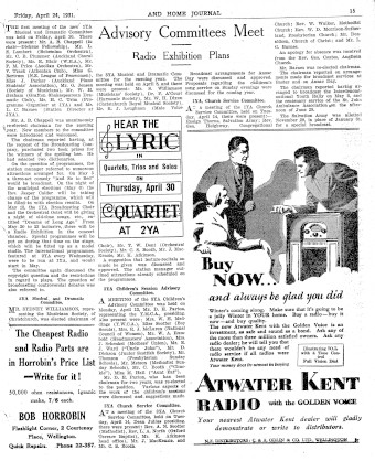 Issue page