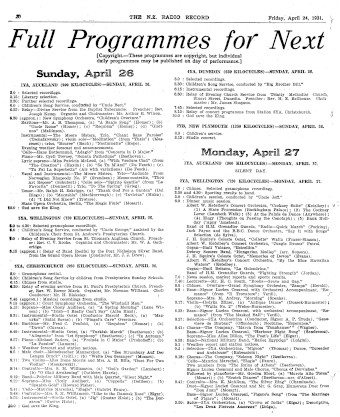 Issue page