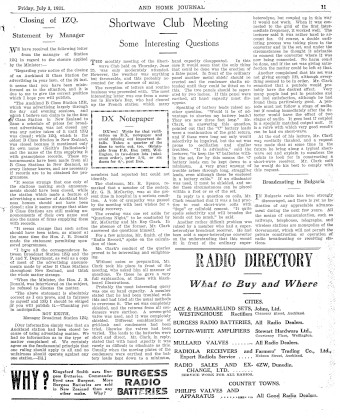 Issue page