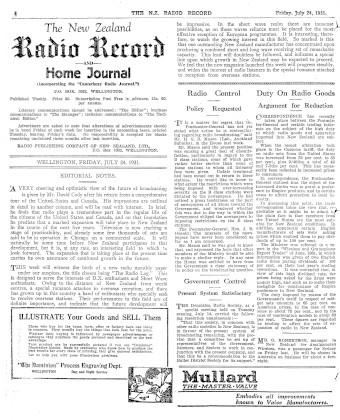 Issue page