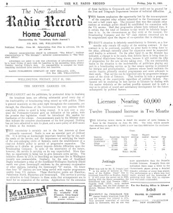 Issue page