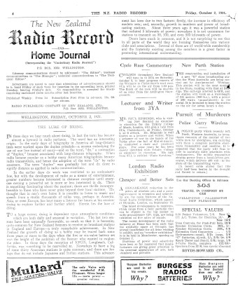 Issue page