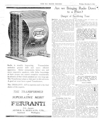 Issue page
