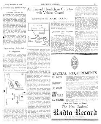 Issue page