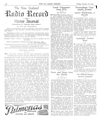 Issue page