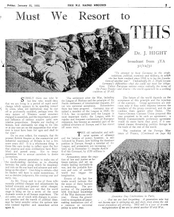 Issue page