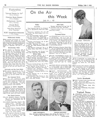 Issue page