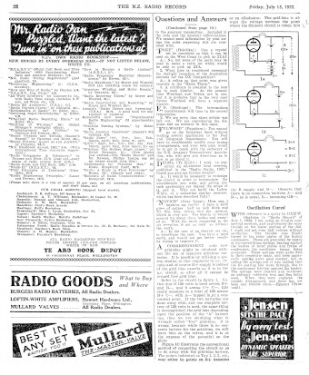 Issue page