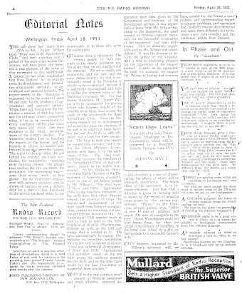 Issue page