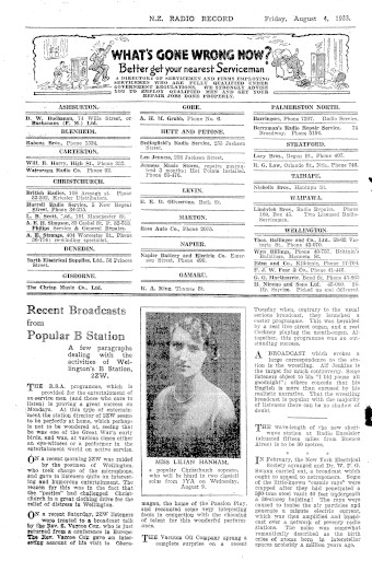 Issue page