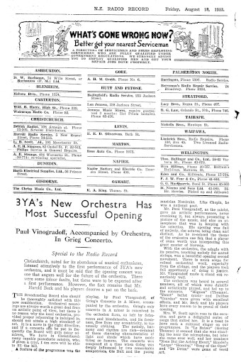 Issue page