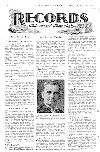 Issue page