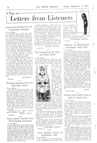 Issue page
