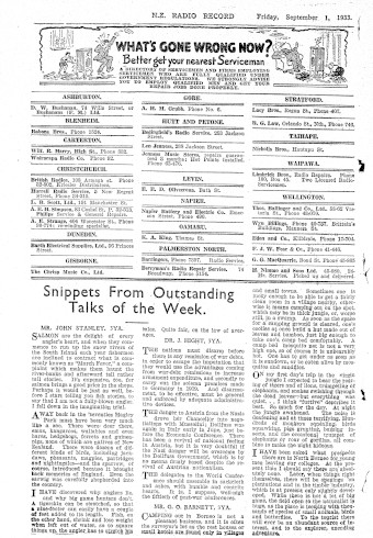 Issue page