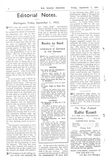 Issue page