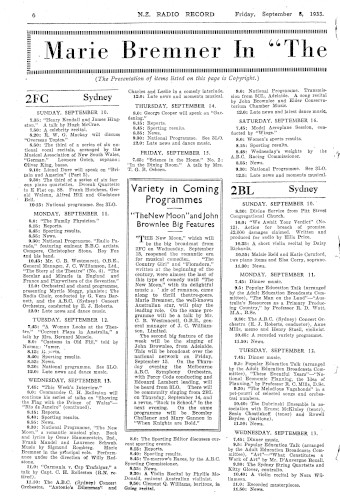 Issue page