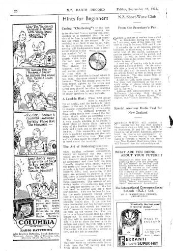 Issue page
