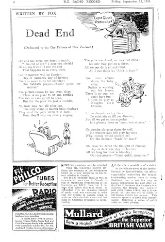 Issue page