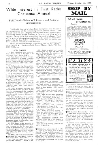 Issue page