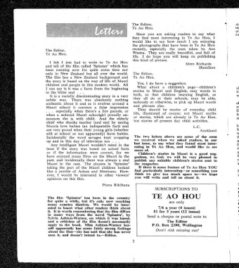 Issue page