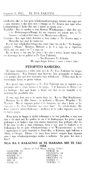 Issue page