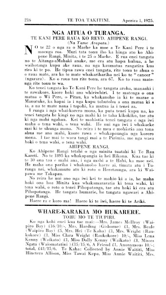Issue page