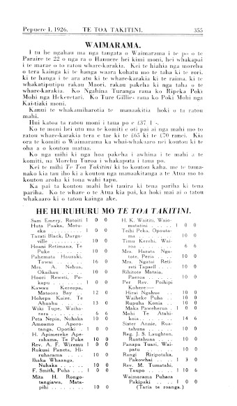 Issue page