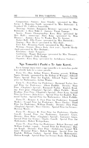 Issue page