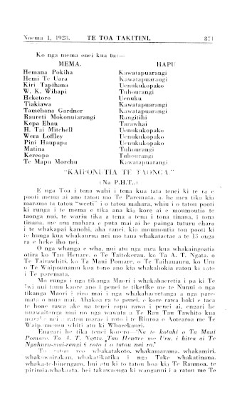 Issue page