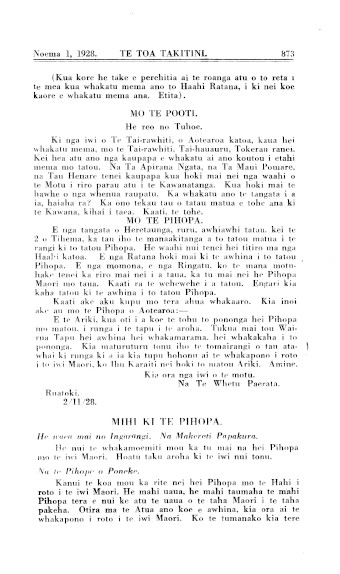 Issue page
