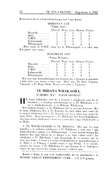 Issue page