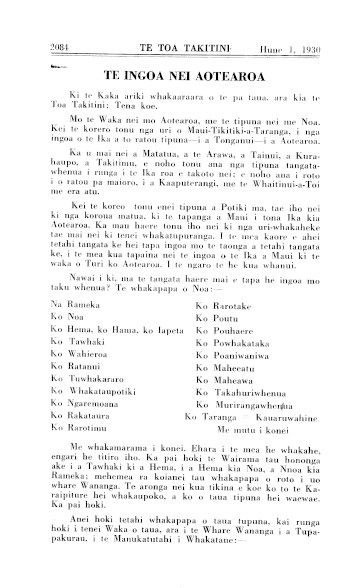 Issue page
