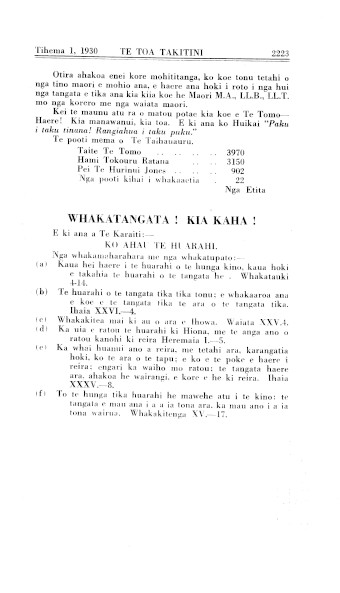 Issue page