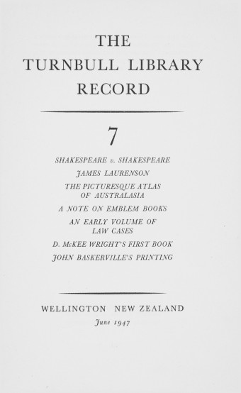 Issue page