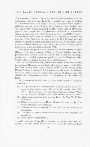 Issue page