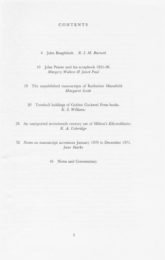 Issue page
