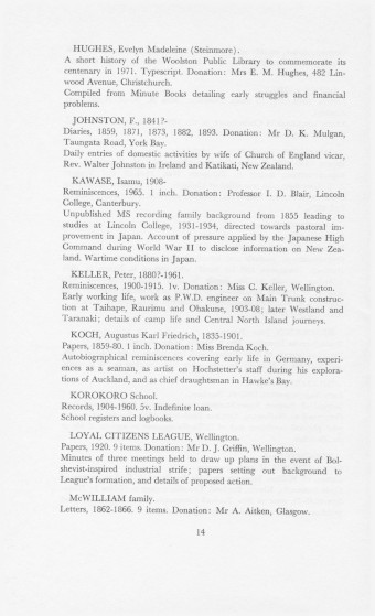 Issue page