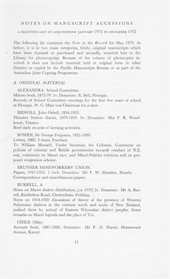 Issue page