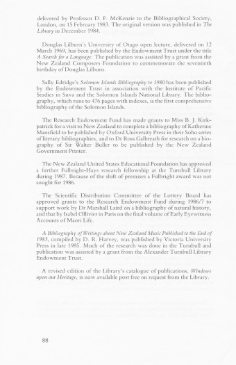 Issue page
